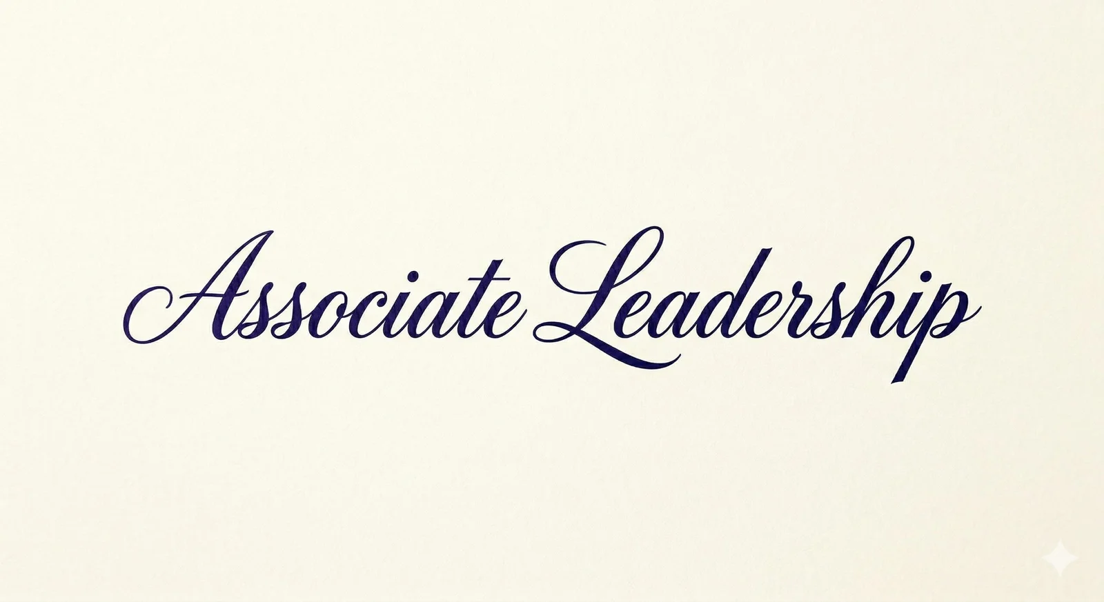 Associate Leadership