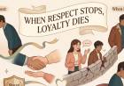 When Respect Stops, Loyalty Dies