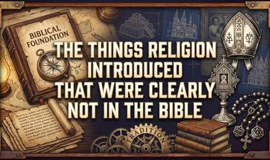 The things religion introduced that were clearly NOT in the BIble