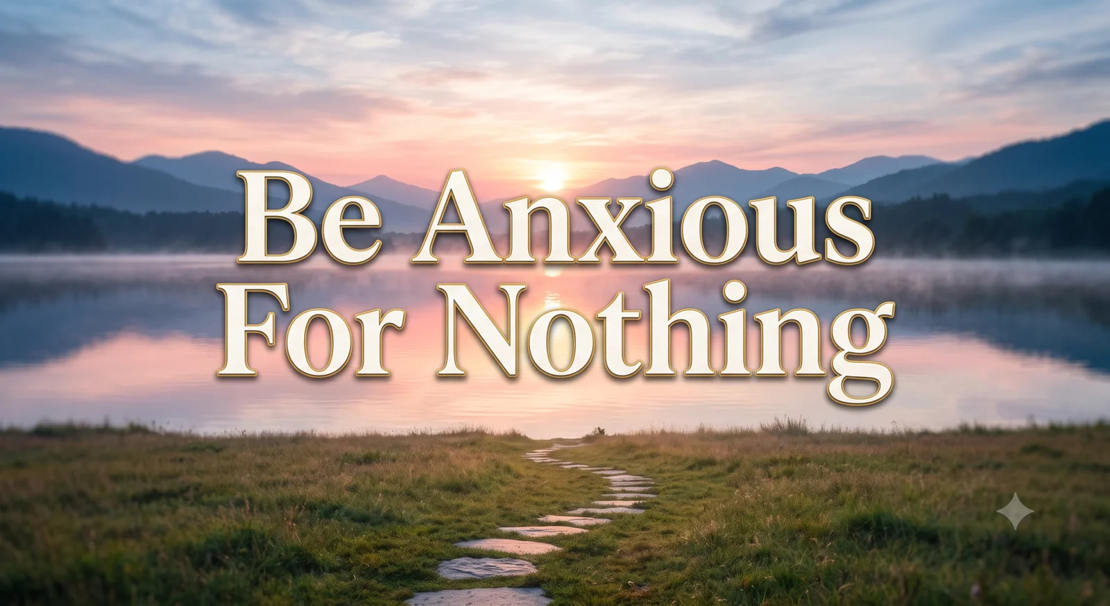 Be Anxious For Nothing