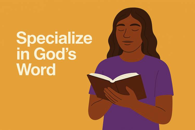 Specialize in God's Word