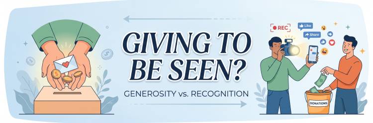 Giving To Be Seen?